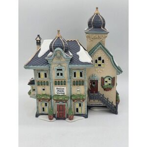 Department 56 Alpine Village Series Danube Music Publisher Lighted